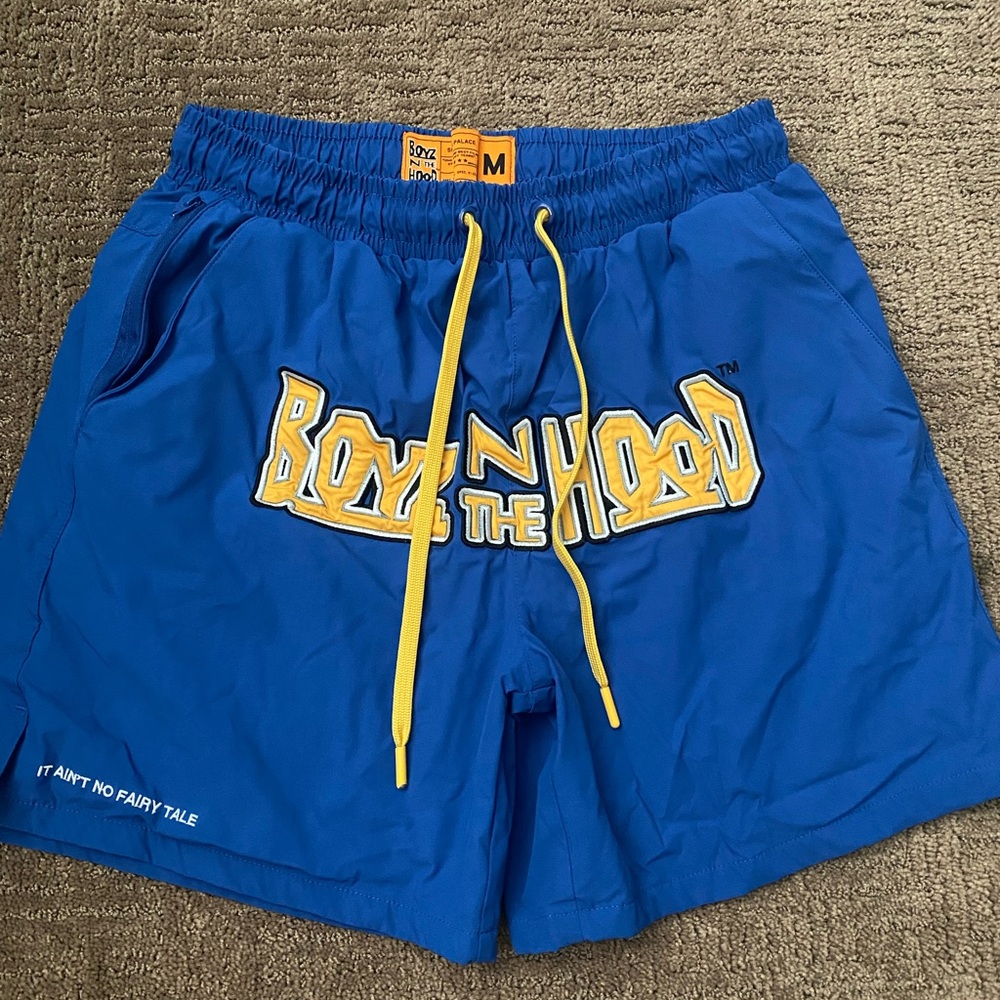 PALACE Blue and Orange Boyz N The Hood Shorts